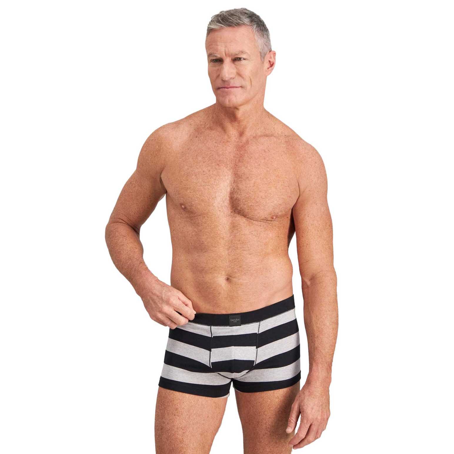 Bendon Rugby Stripe Mens Trunk
